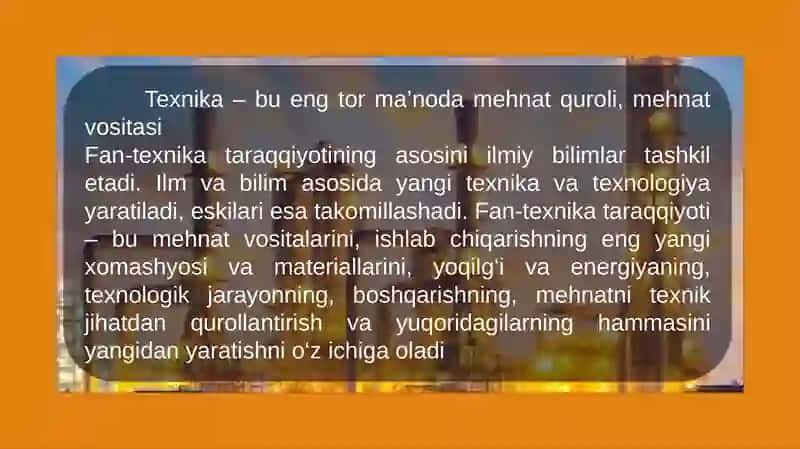 SANOATDA FAN-TEXNIKA TARAQQIYOTI VA INNOVATSION FAOLIYAT 4