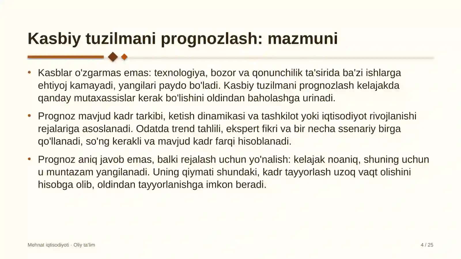Botanika bog'larida kasbiy tuzilmani prognozlash 4