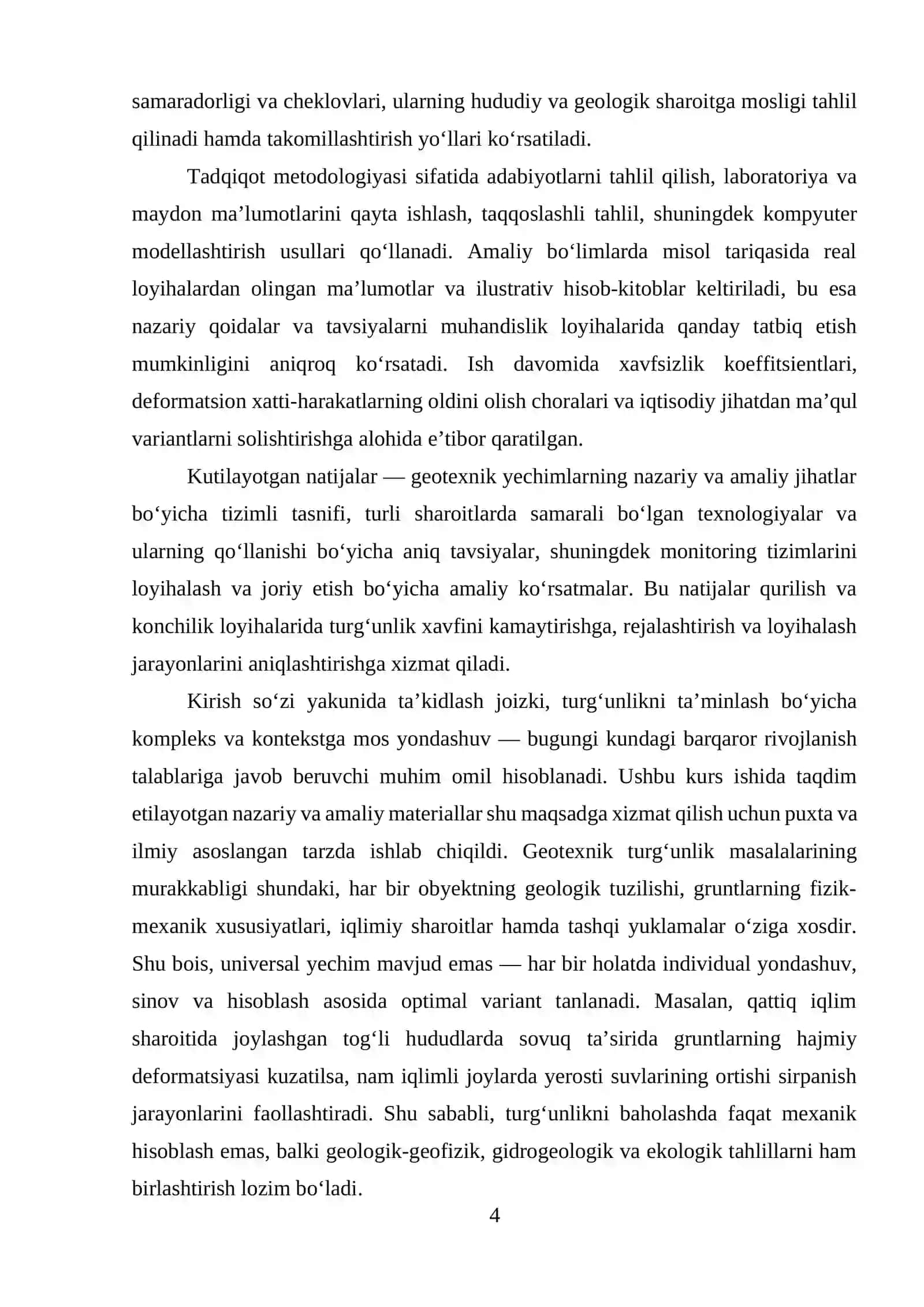 Turg‘unlikni ta’minlashda geoteknik yechimlar 4