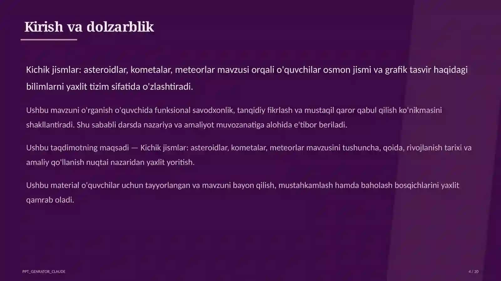 Astronomiya va chizmachilik (8–11) 4