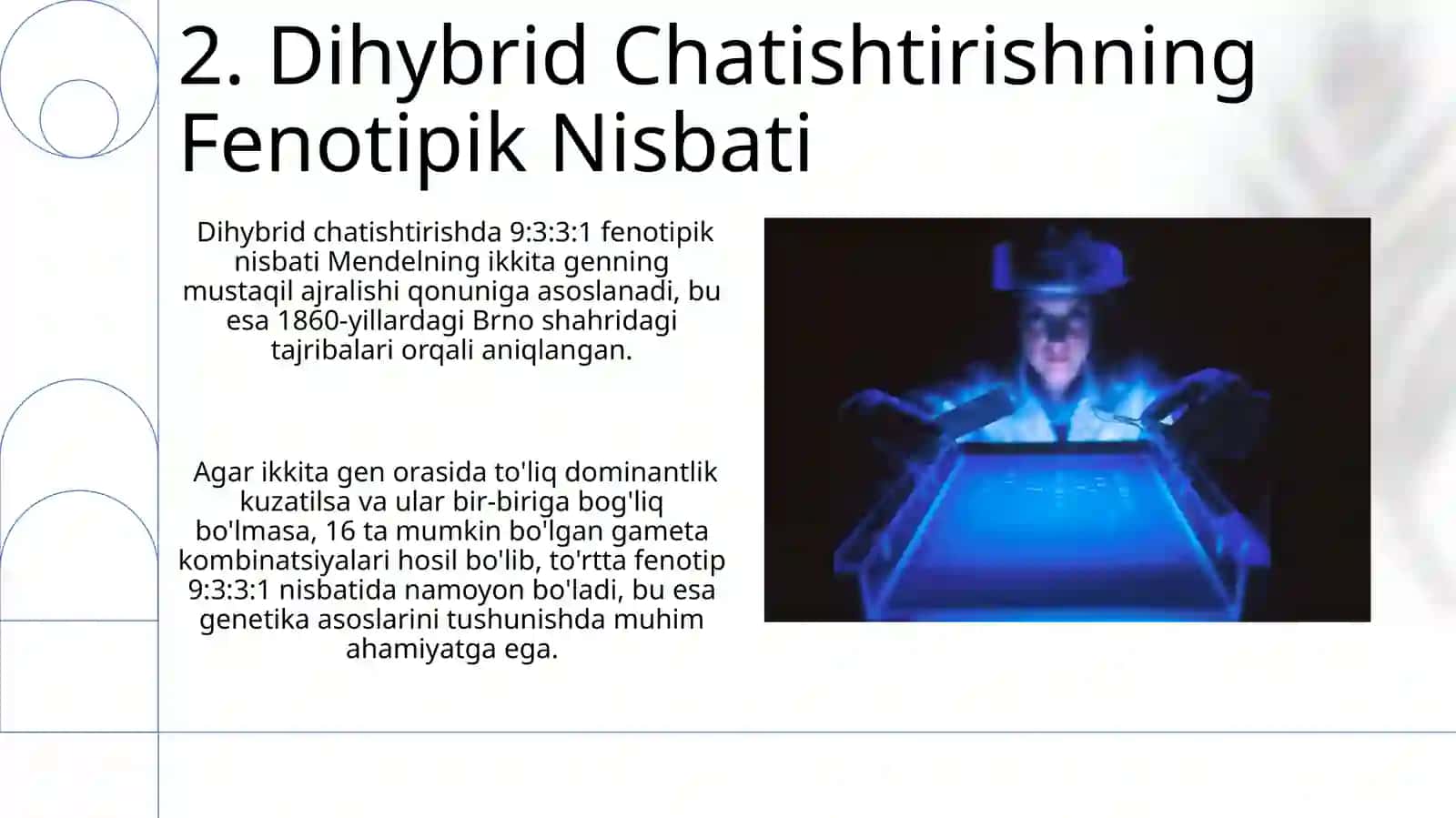 Di va poliduragay chachishtirish. allel bolmagan genlarning ozaro tasiri 4
