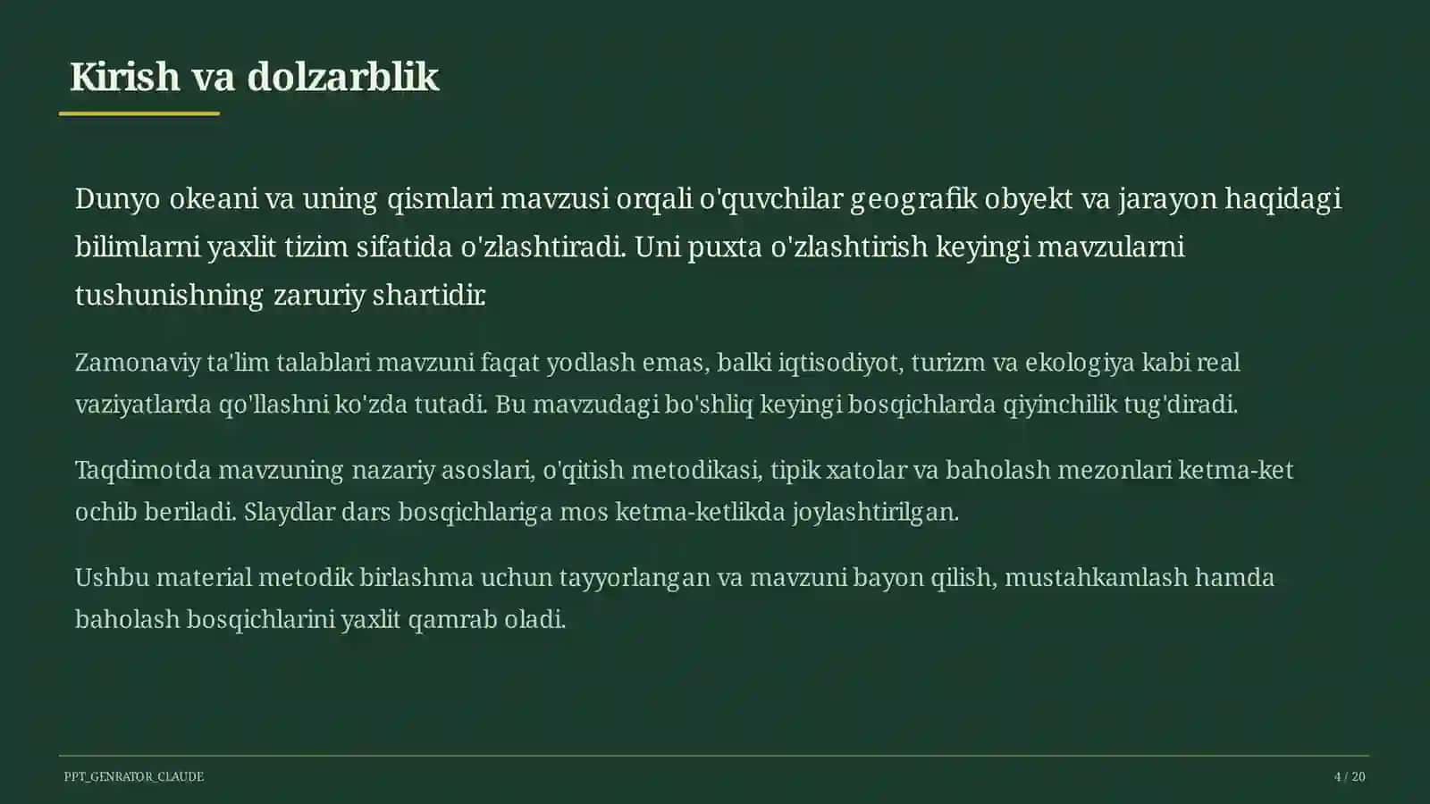 Dunyo okeani va uning qismlari (7-sinf) 4