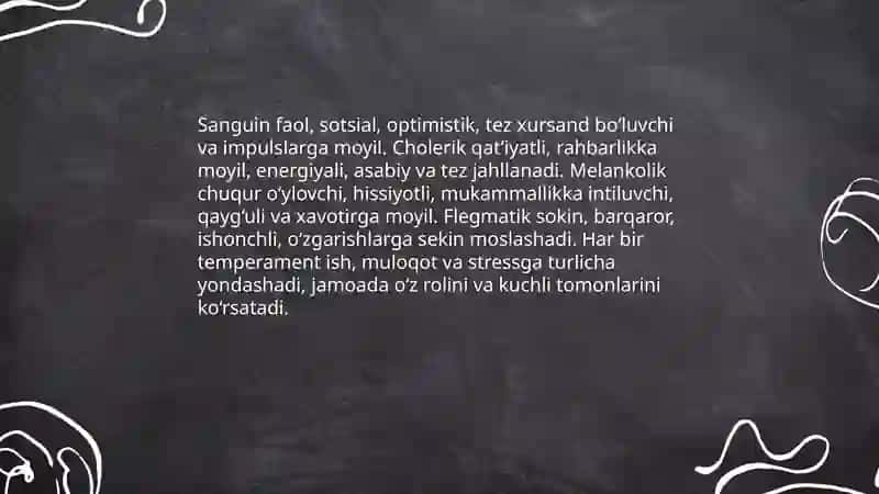 Temperament 4