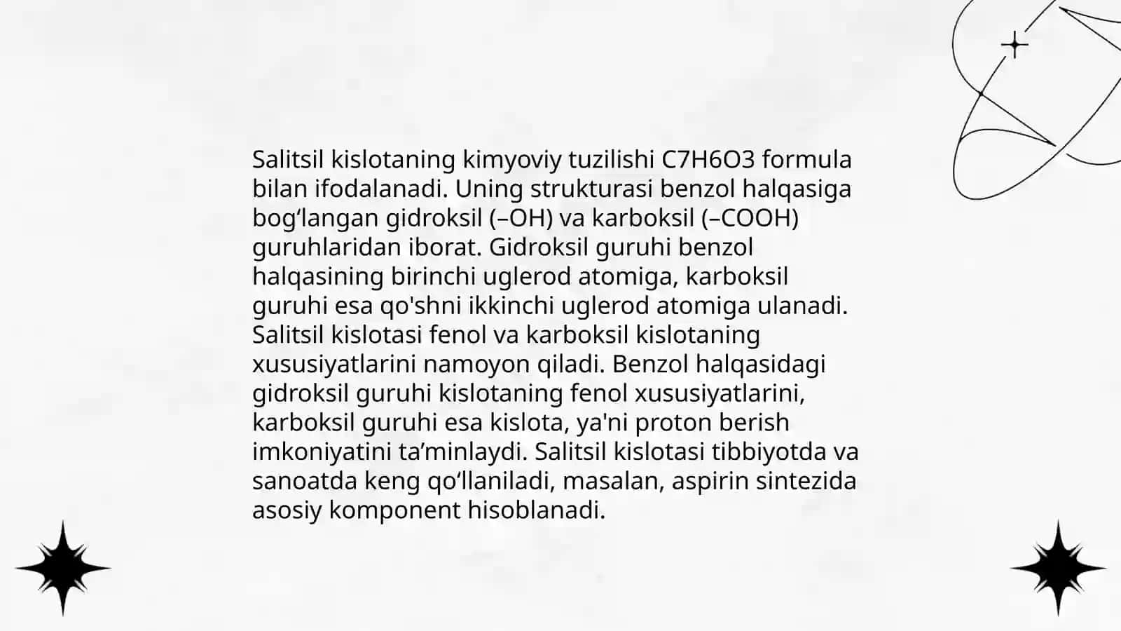 Salitsil kislota va uning xossalari 4