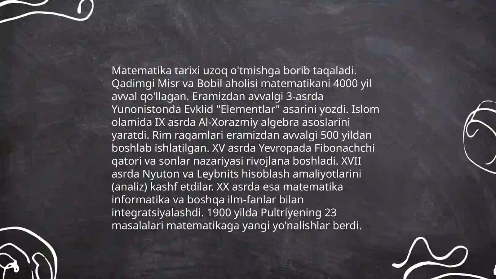 Matematika asoslari 4