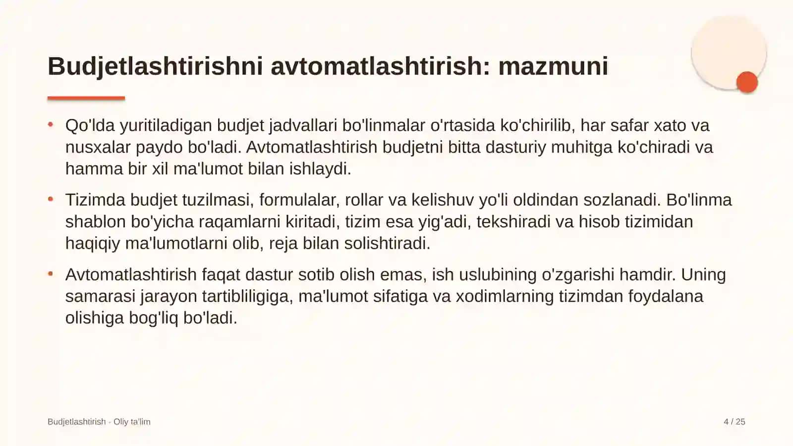 choyxonalarda budjetlashtirishni avtomatlashtirish 4255 4