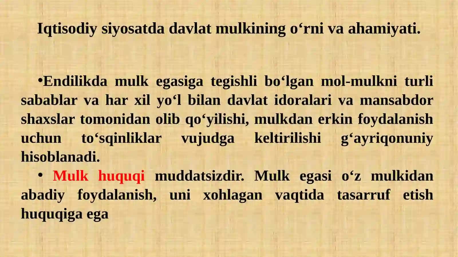 DAVLAT MULKINI XUSUSIYLASHTIRISH VA BOSHQARISH 4