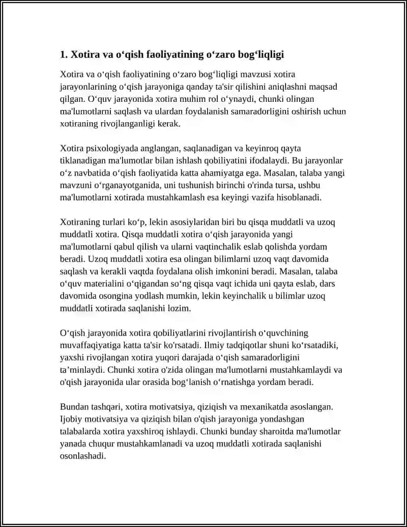 XOTIRANI ÒQISH FAOLIYATIDA RIVOJLANISHINING VAZIFALARI VA UNING SHART SHAROITLARI 4