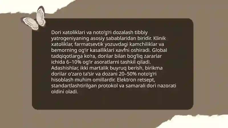 Hozirgi zamon tibbiyotida yatrogeniya muammolari 4