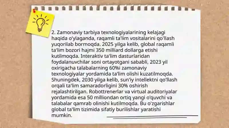 Tarbiya texnalogiyalarining tarixi 4