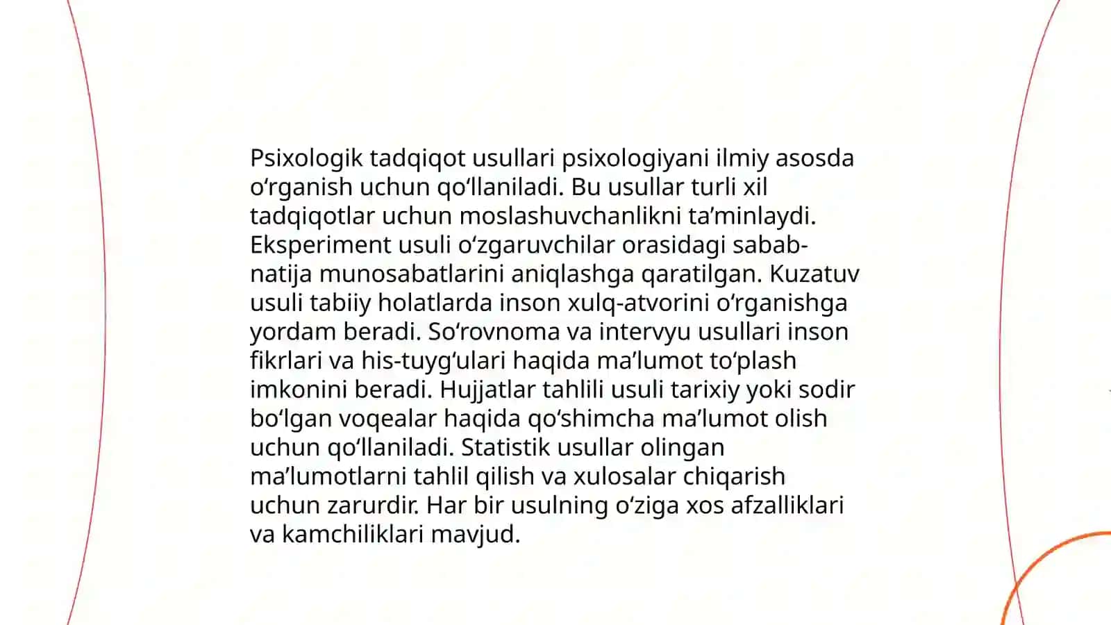 Umumiy psixologiya nazariyasi va amaliyoti fanining predmeti 4