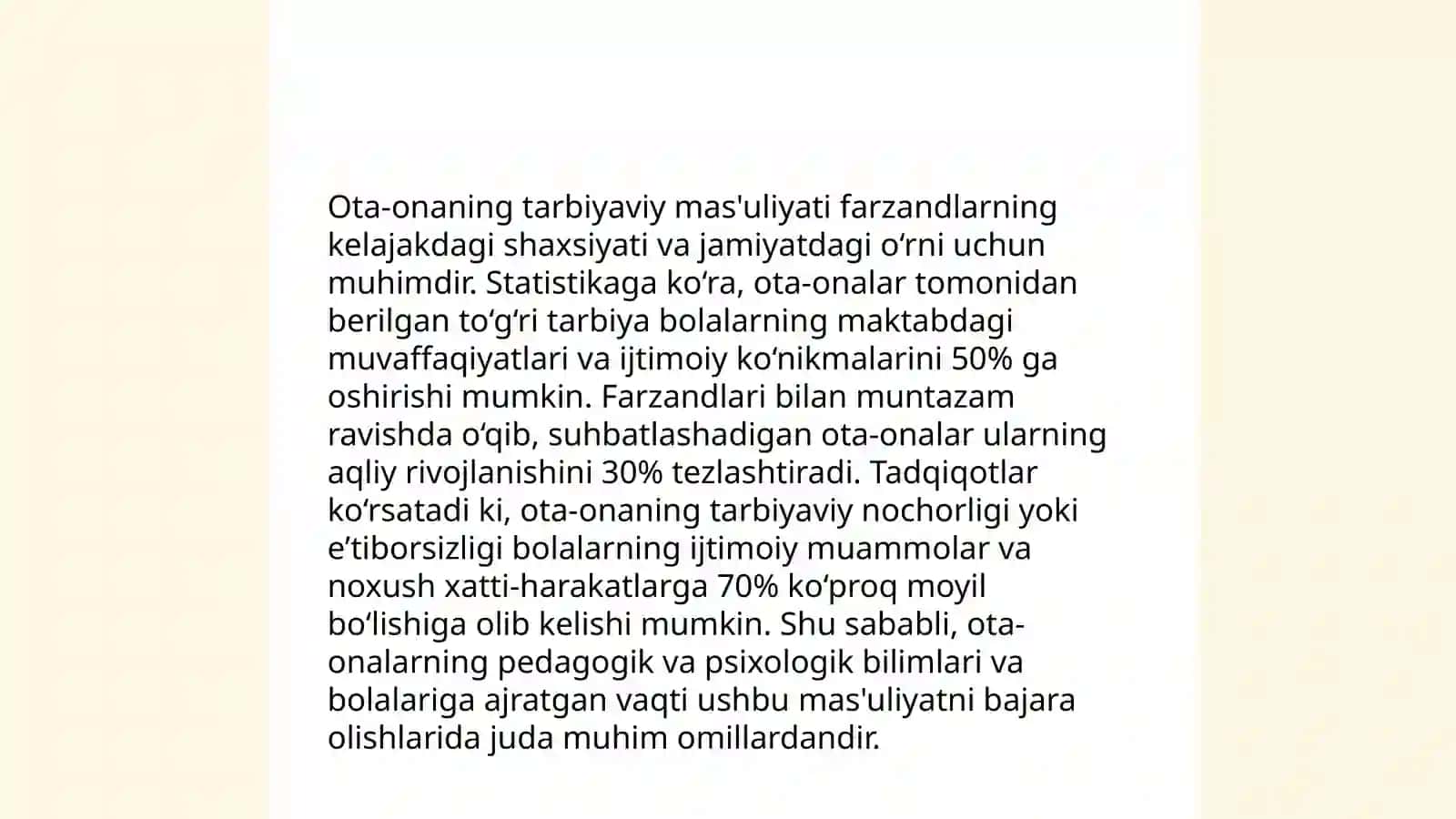 Oilada ota-onaning tarbiyachilik o‘rni 4