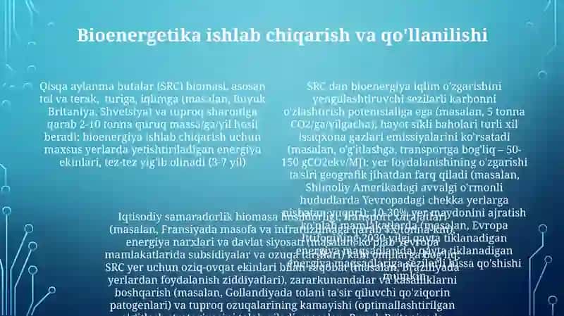 Qisqa rotatsiyali almashlab ekish 4