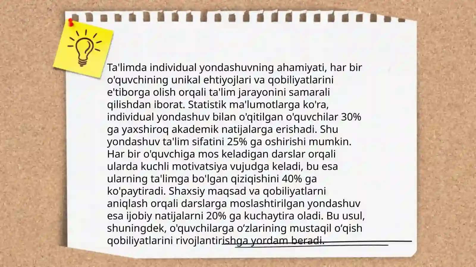 Shaxsga yoʻnaltirilgan taʼlim texnologiyalari 4