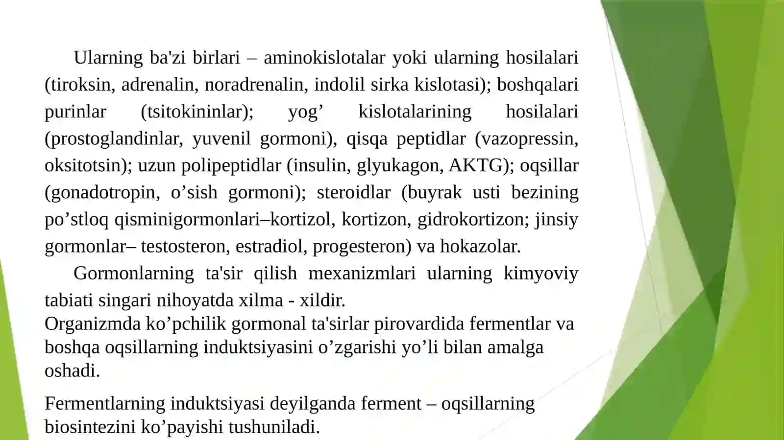 Kaltsitonin, Biokimyo va molekulyar biologiyadan tayyorlagan taqdimot 4