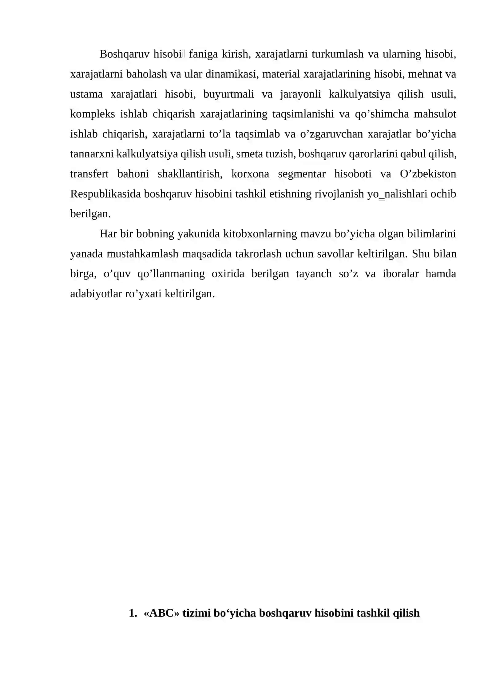 ACTIVITY BASED COSTING (ABC) TAHLILI 4