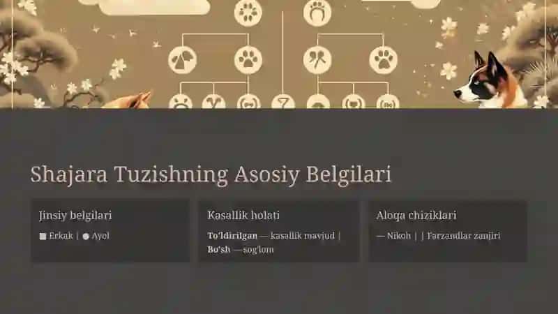 Antropogenetika usullari: Shajara usuli 4
