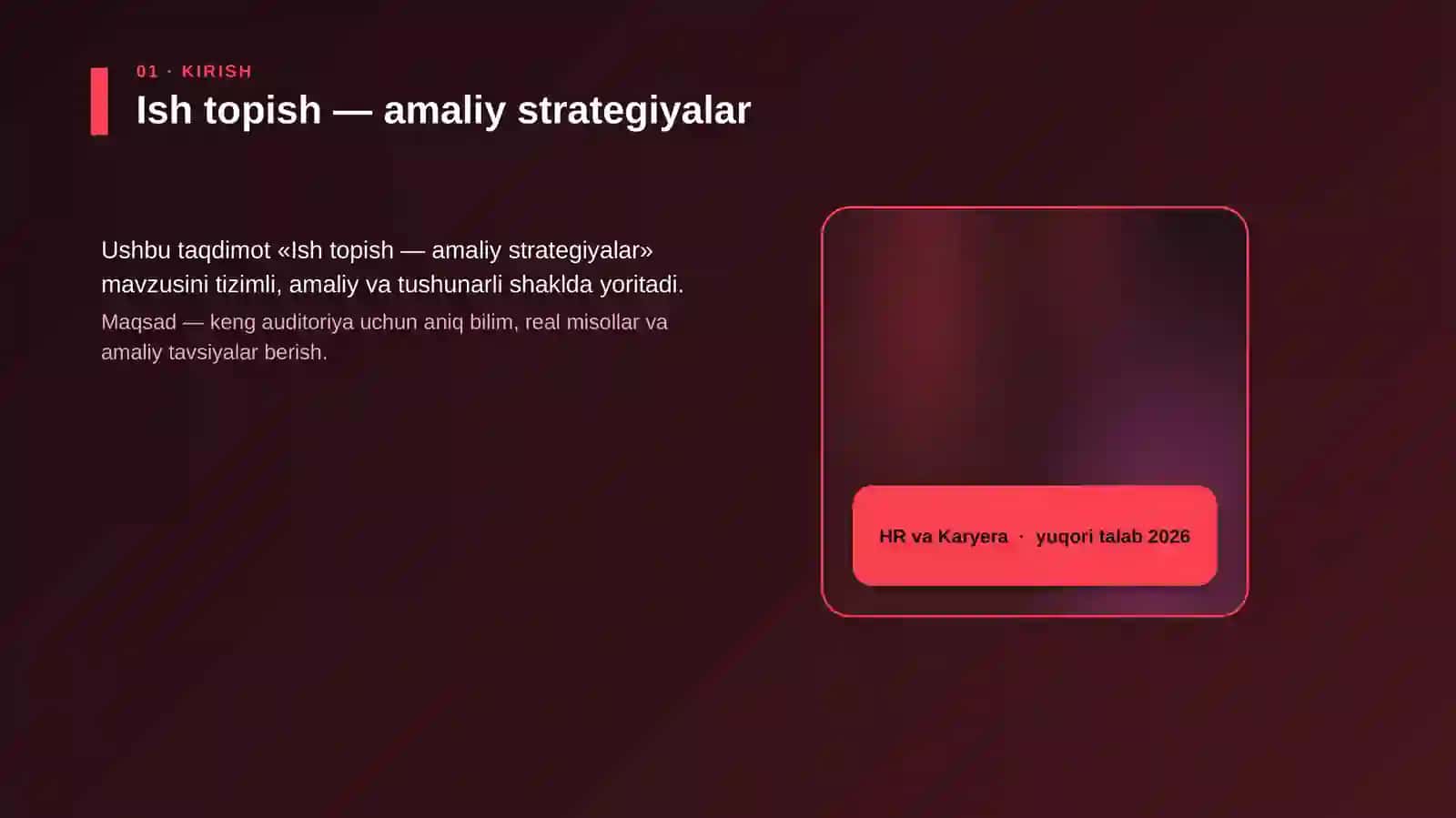 Ish topish — amaliy strategiyalar 4