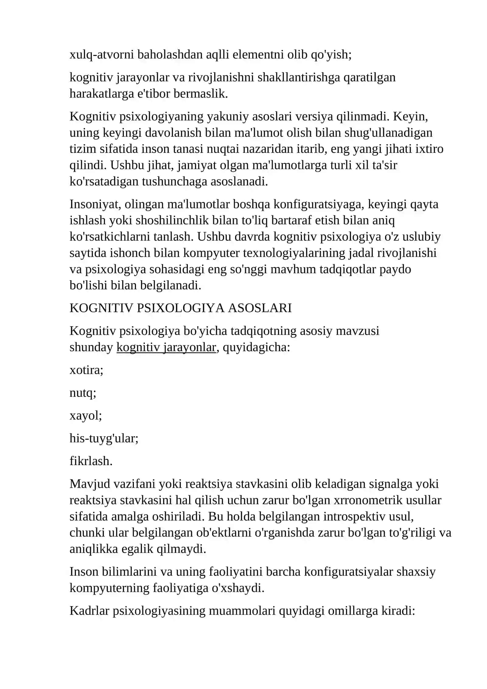 Kognitiv psixologiyada shax nazariyasi 4