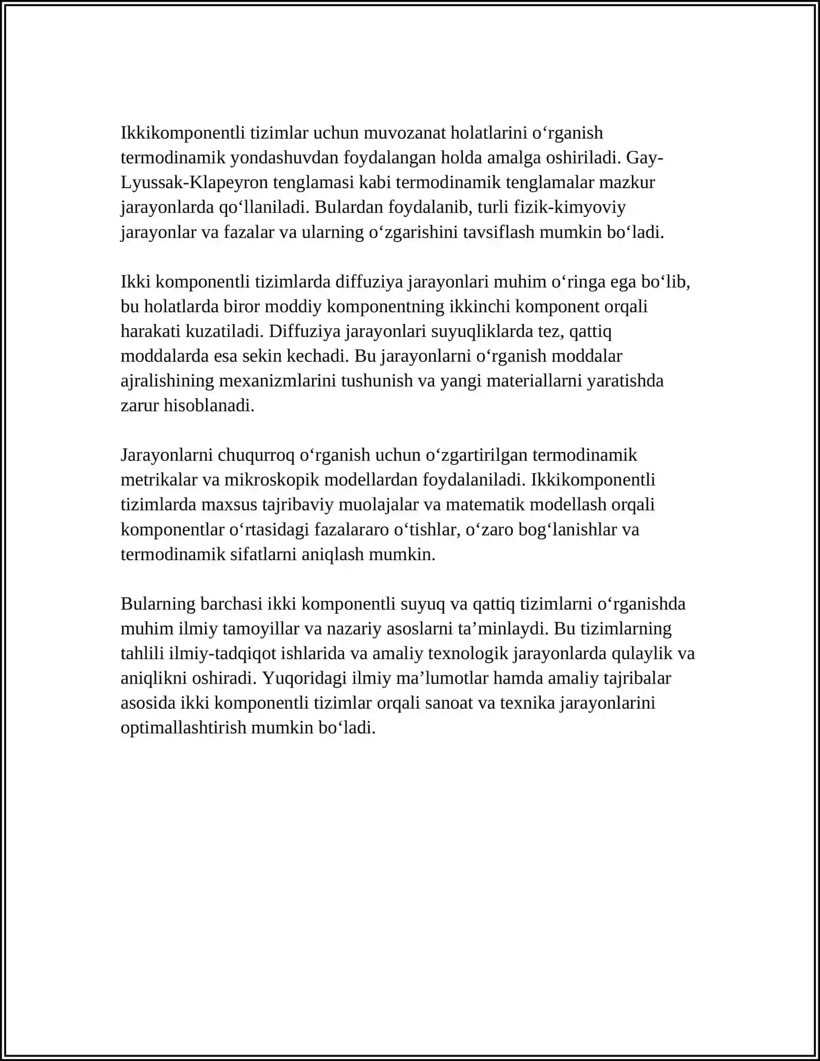 IKKI KOMPONENTLI SUYUQ VA QATTIQ SISTEMALAR 4
