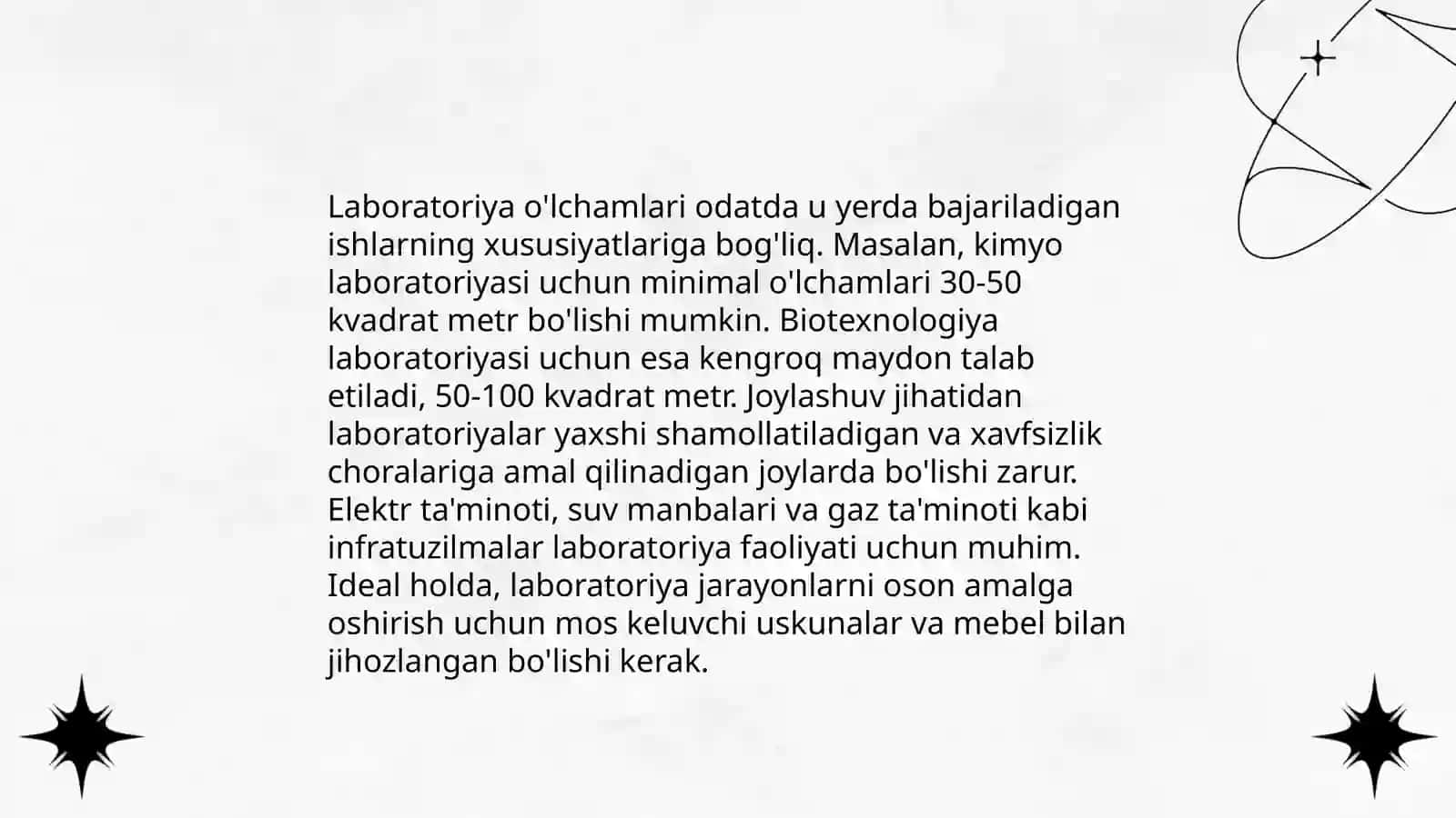 “RIETER” firmasi yigirish korxonasi sinov laboratoriyasini loyihalash 4