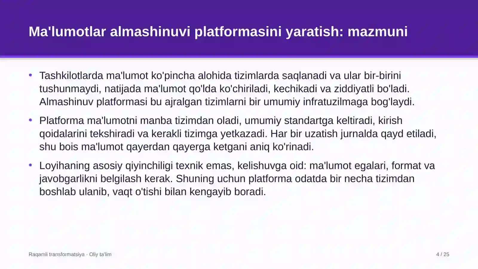 qishloq xo'jaligi mashinasozligida raqamli ma'lumotlar almashinuvi platformasini yaratish 3558 4