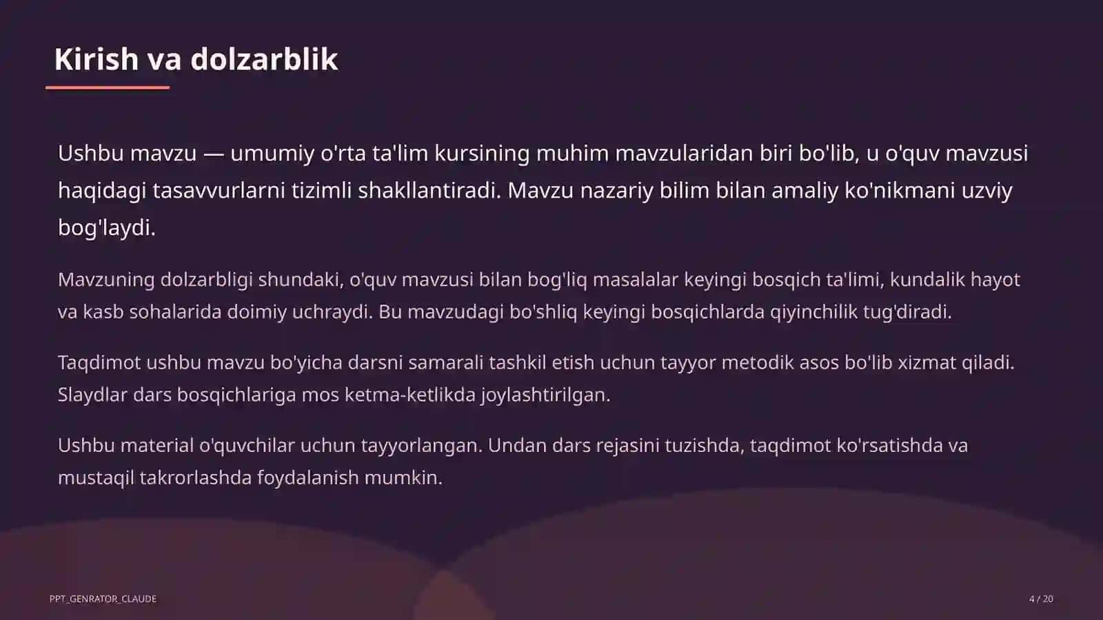 Ekologik ta'lim: iqlim o'zgarishi, suv tejash va chiqindilarni saralash 4