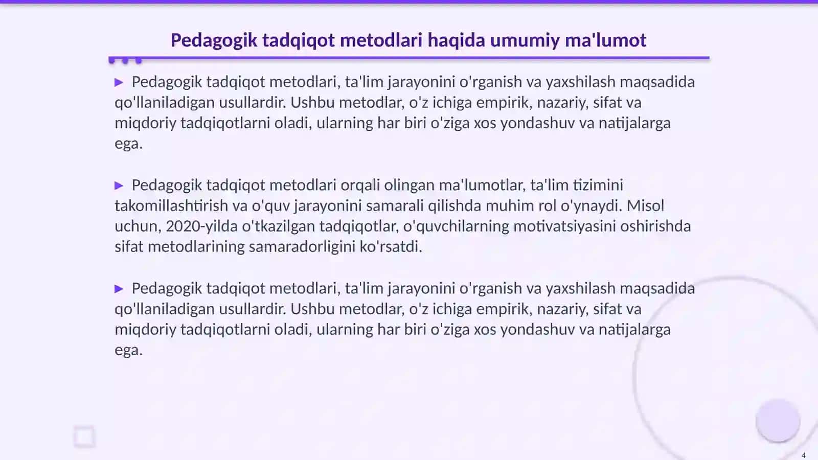 Qiyosiy pedagogika fanini tadqiqot metodlar 4