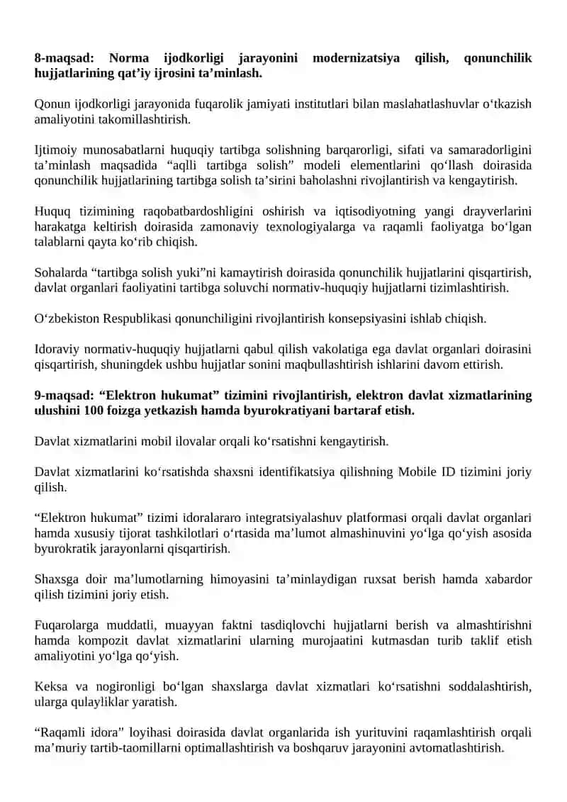 O‘zbekistonning Taraqqiyot Strategiyasi 4