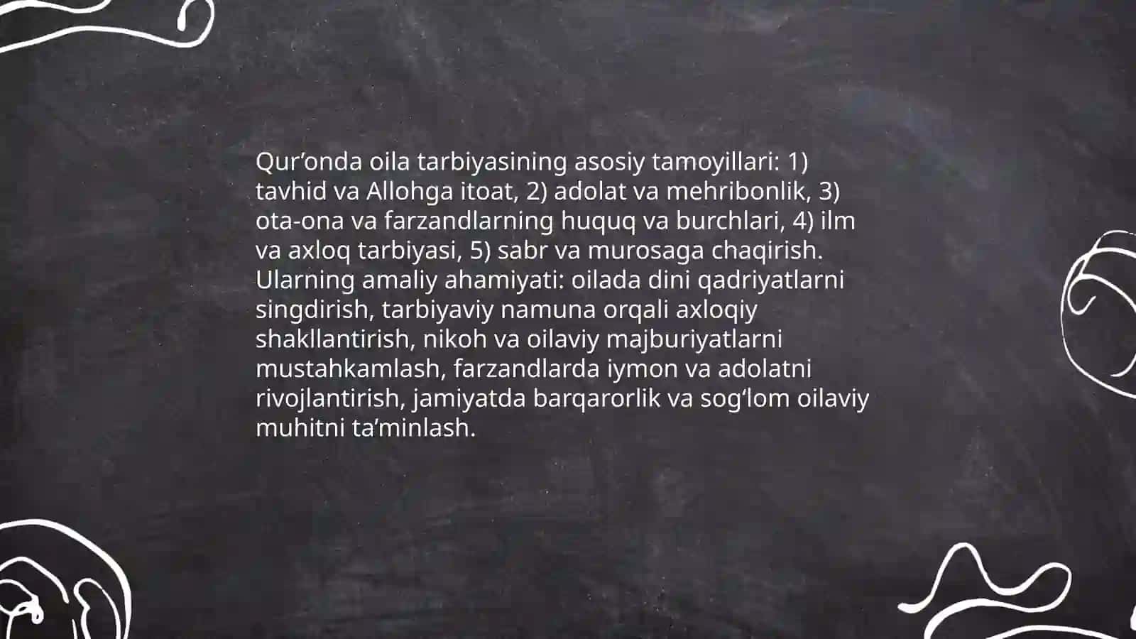 O‘zbekistonda oila tarbiyasiga oid muhim qarashlar 4