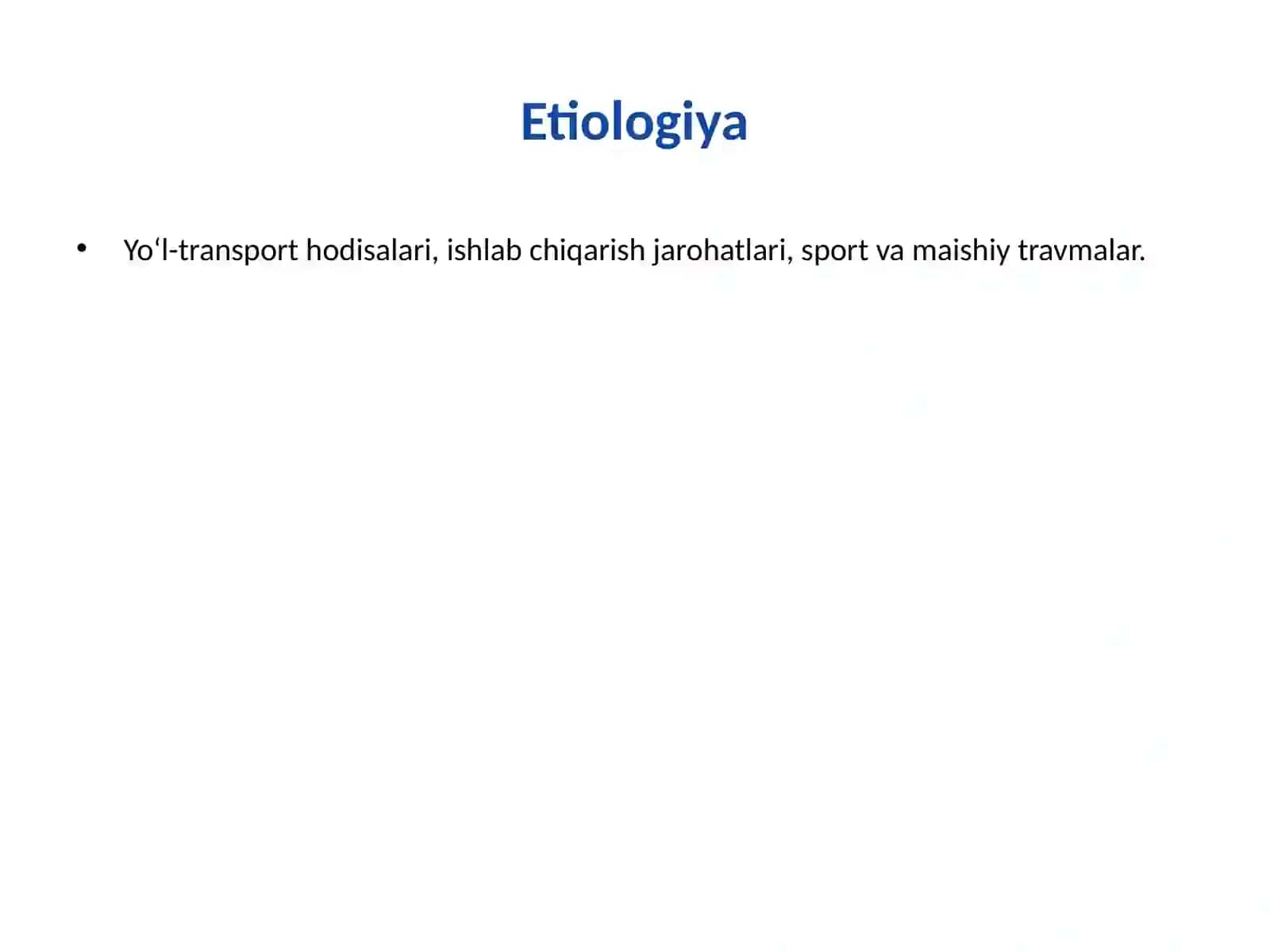 YUZ–JAG‘ SOHASI KOMBINIRLANGAN JAROHATLARI KLINIKASI VA DAVOLASH XUSUSIYATLARI 4