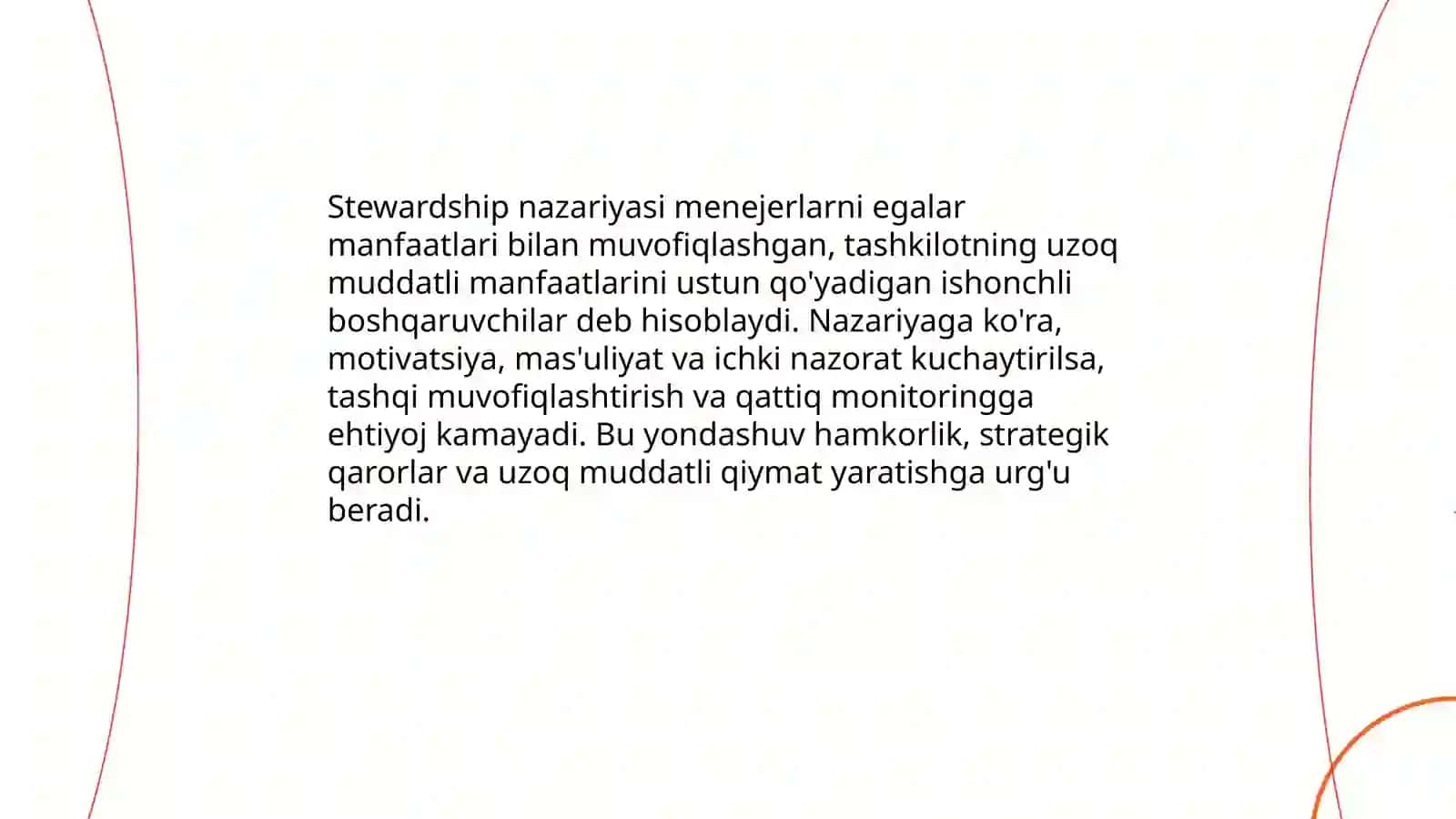 Korporativ boshqaruvning asosiy nazariyalari 4