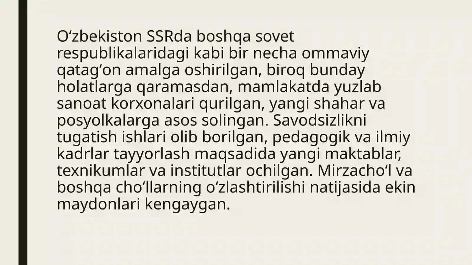 O’zbekistonning davlatchilik tarixi 4