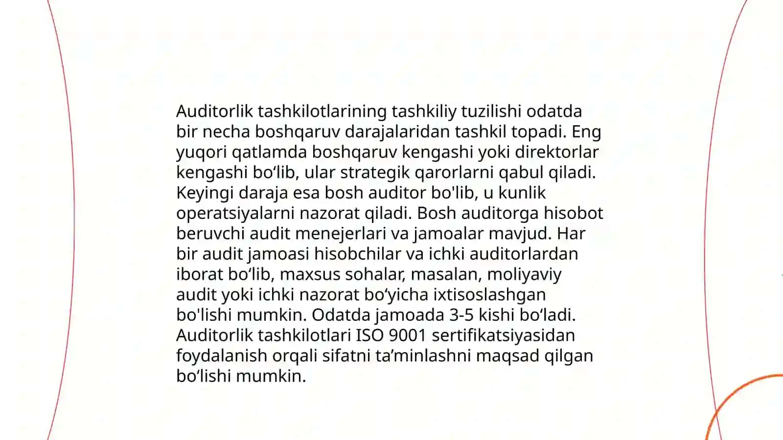 Auditorlik faoliyati toʼgʼrisidagi qonun va boshqa normativ-huquqiy hujjatlar sharhi 4