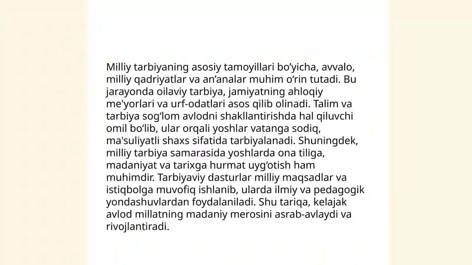 Har tomonlam barkamol shaxsni shakllantirish - milliy tarbiyaning bosh maqsadi 4