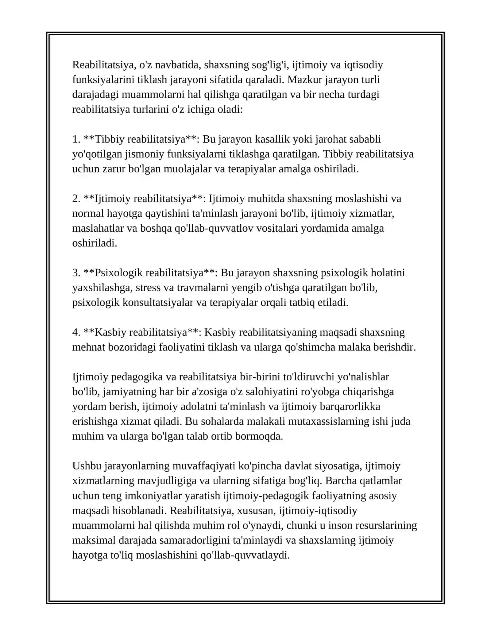 IJTIMOIY PEDAGOGIKANING REABILITATSION XIZMATI MODELI VA MEXANIZMI 4