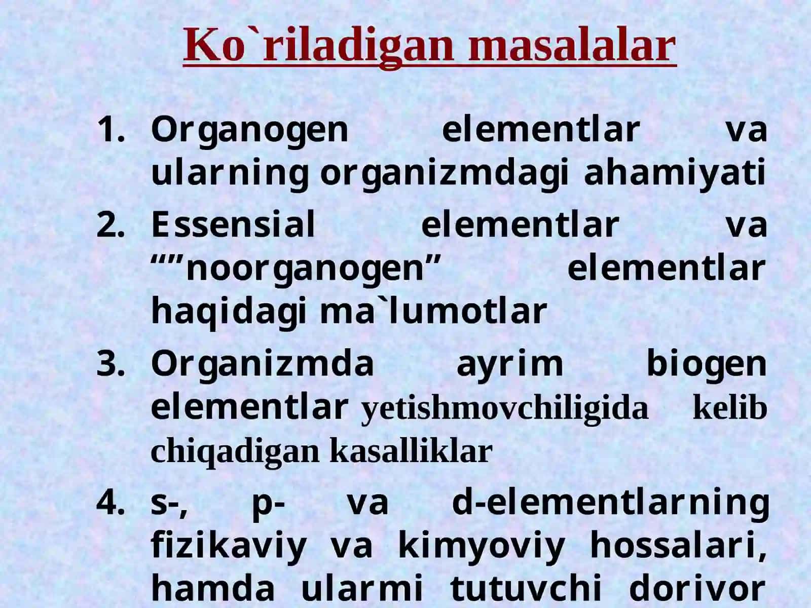 BIOGEN ELEMENTLAR 4