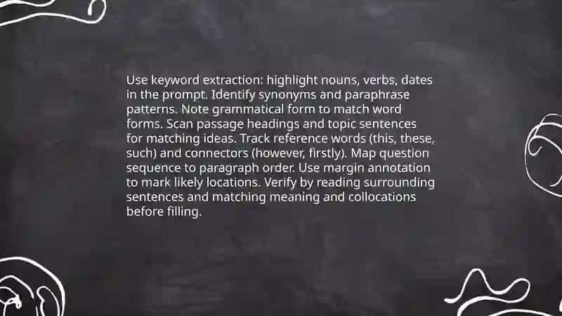 Analytical Task on Note Completion in IELTS Reading 4