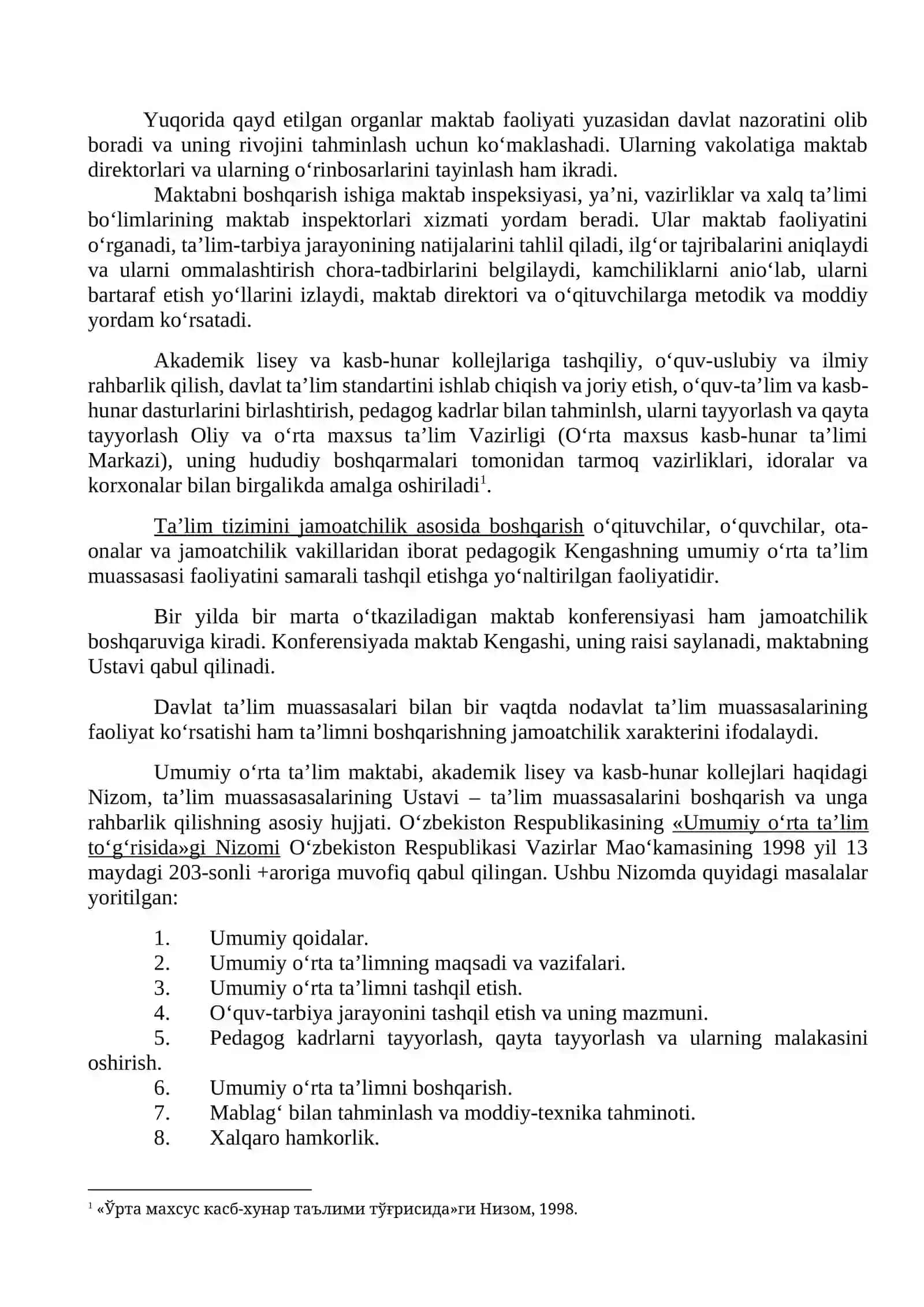 Ma’rifiy tizimlarni boshqarish 4