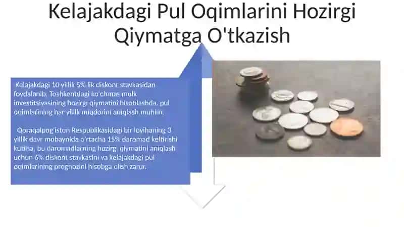 Sof joriy qiymat usullari bo‘yicha investitsion qarorlarni qabul qilish 4