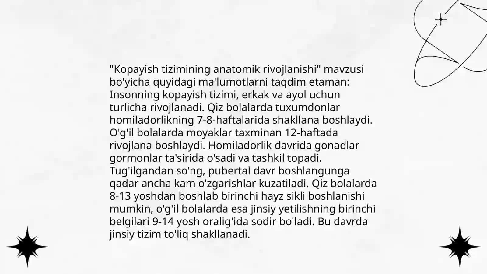 Kopayish jinsiy organlarining taraqqiyoti 4