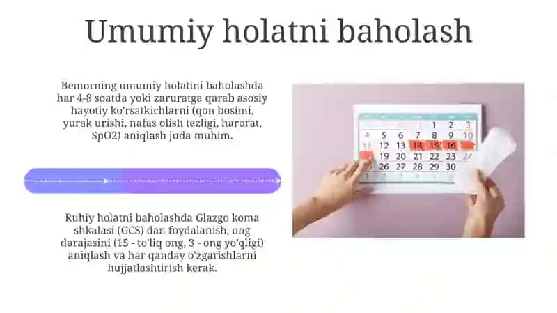 Operatsiyadan keyingi davr, asoratlami oldini olish 4