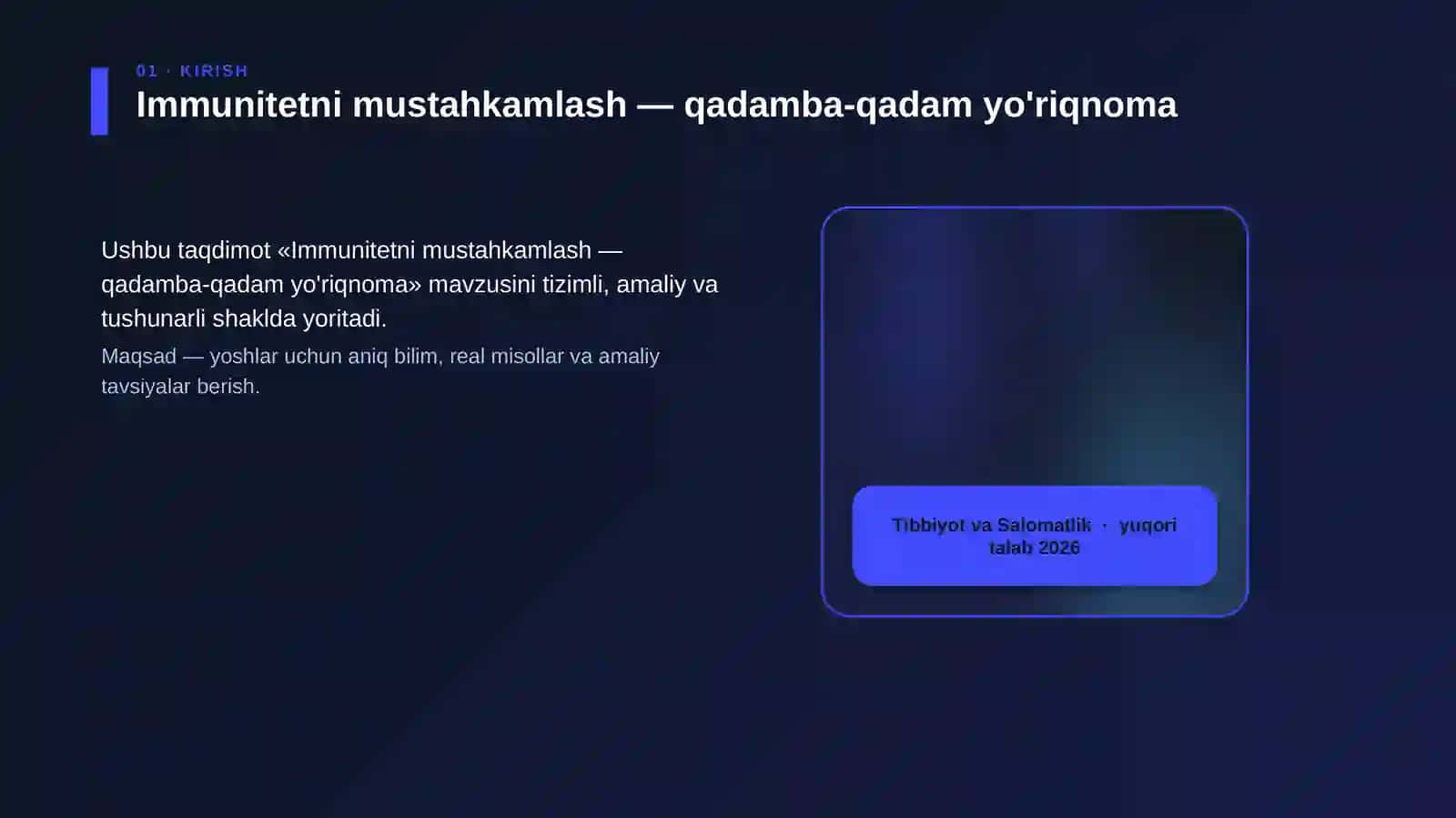 Immunitetni mustahkamlash — qadamba-qadam yo'riqnoma 4