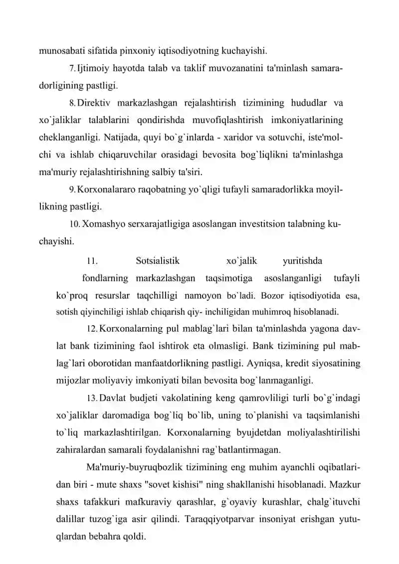O`ZBEKISTONDA MILLIY BOZOR  IQTISODIYOTI SHAKLLANISHI VA RIVOJLANISHINING TAVSIFI 4