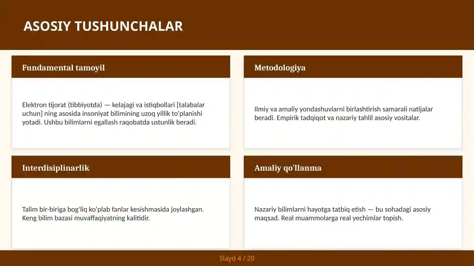 Elektron tijorat (tibbiyotda) — kelajagi va istiqbollari [talabalar uchun] 4