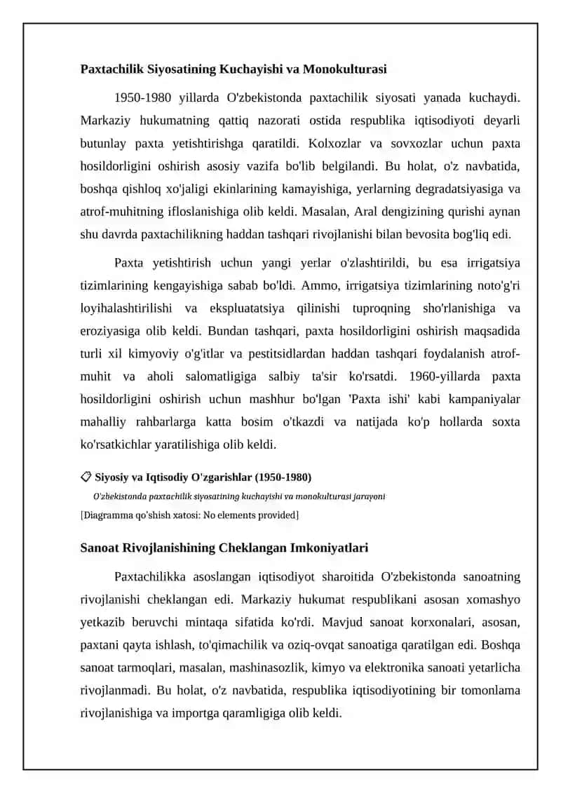 Siyosiy va Iqtisodiy O'zgarishlar (1950-1980) 4