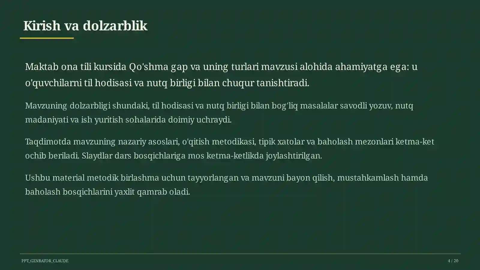 Qo'shma gap va uning turlari (9-sinf) 4