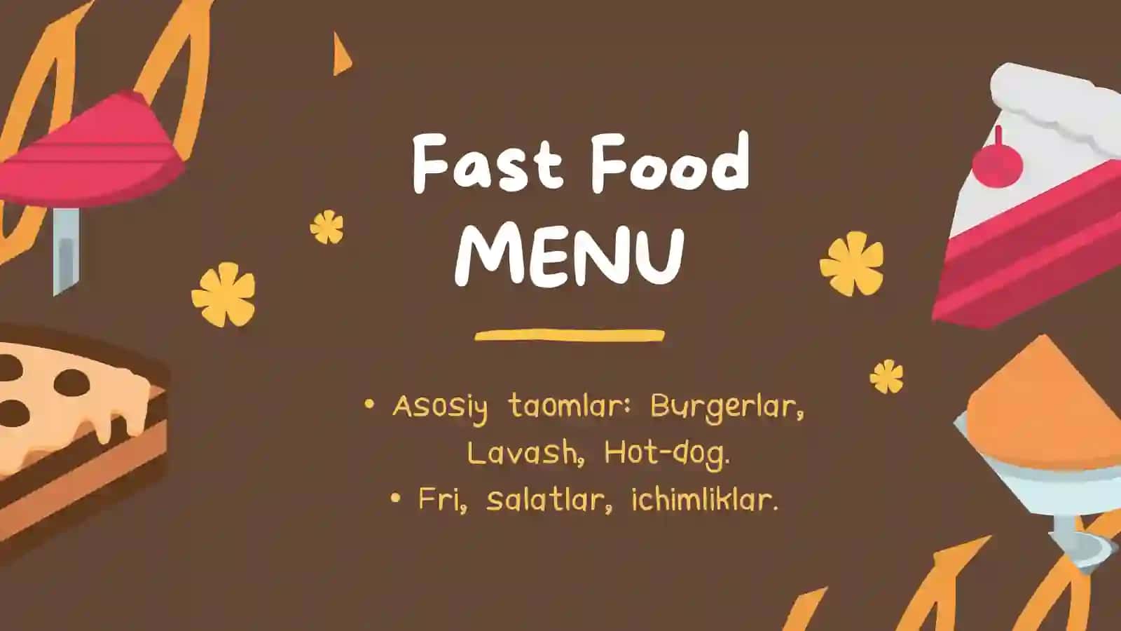 Zamonaviy Fast Food loyihasi 4