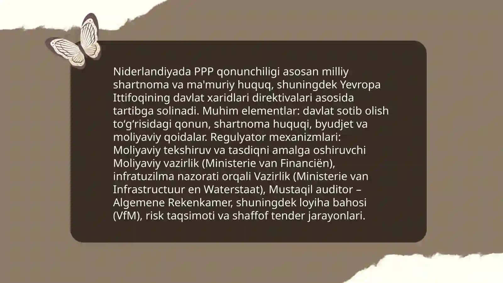 Niderlandiya davlat xususiy sheriklik tizimi 4