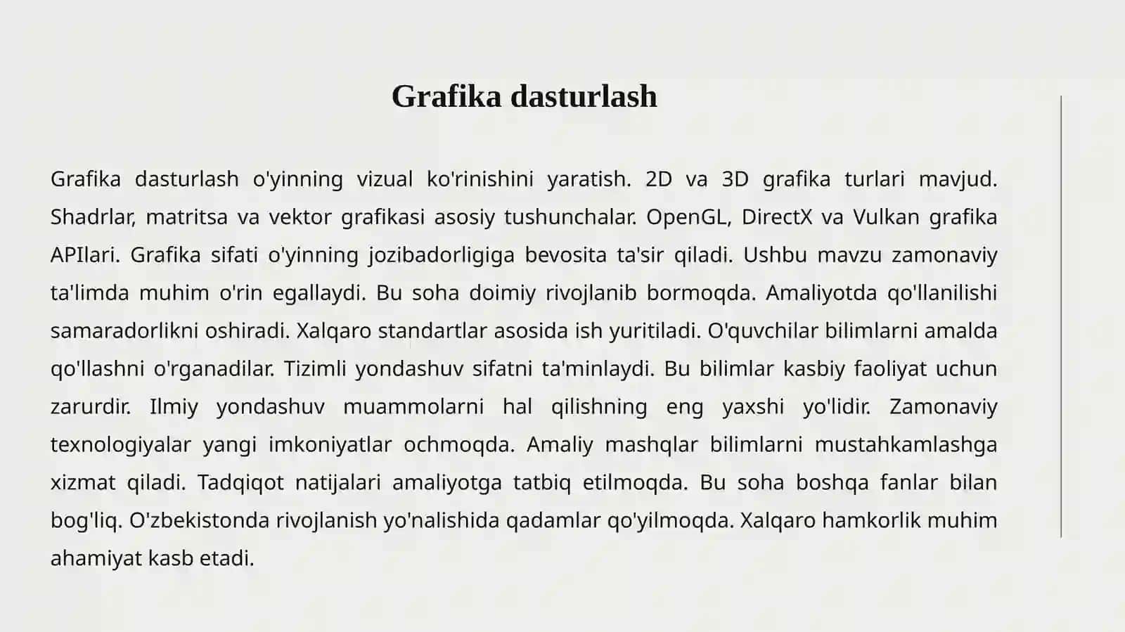 O'yin dizayni asoslari 4
